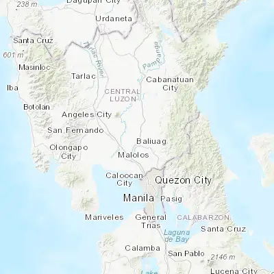 Map showing location of Vizal Santo Niño (15.029240, 120.905050)