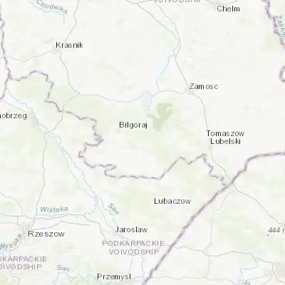 Map showing location of Aleksandrów (50.466300, 22.892250)