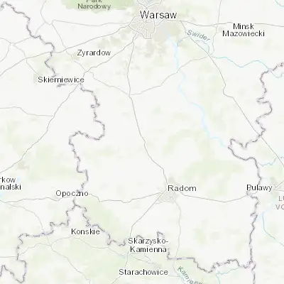 Map showing location of Białobrzegi (51.646950, 20.950410)