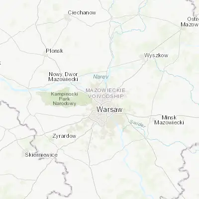 Map showing location of Białołeka (52.321270, 20.972040)