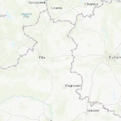 Map showing location of Białośliwie (53.104610, 17.125330)