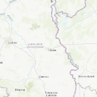 Map showing location of Chełm (51.143120, 23.471600)