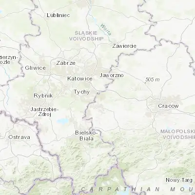 Map showing location of Chełmek (50.101630, 19.248010)