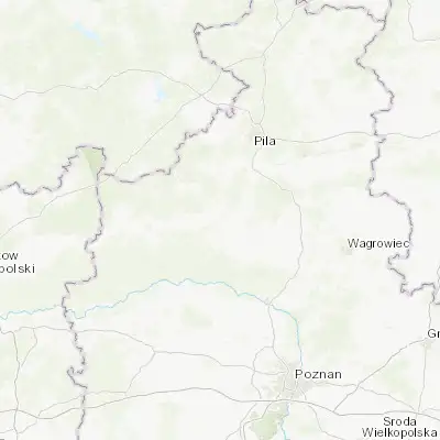 Map showing location of Czarnków (52.902140, 16.564130)