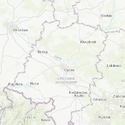 Map showing location of Czarnowąsy (50.728580, 17.898190)