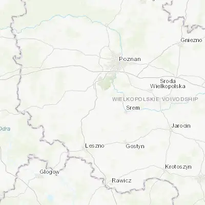 Map showing location of Czempiń (52.144040, 16.764080)