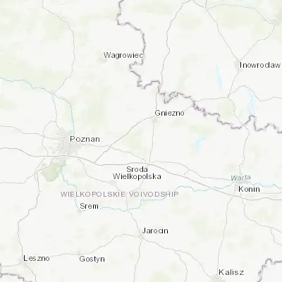 Map showing location of Czerniejewo (52.426400, 17.489250)