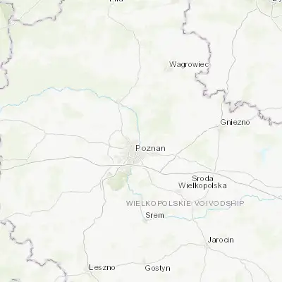 Map showing location of Czerwonak (52.464590, 16.981690)