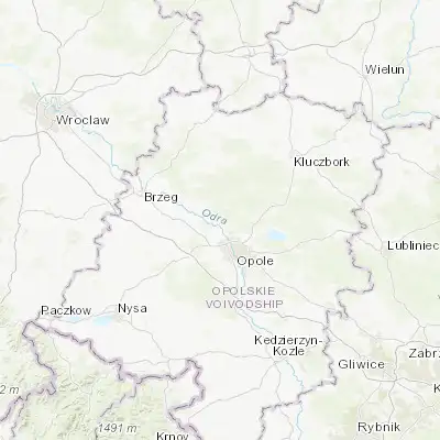 Map showing location of Dobrzeń Wielki (50.768440, 17.846520)