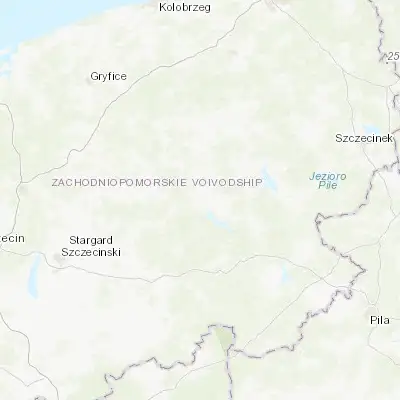 Map showing location of Drawsko Pomorskie (53.530560, 15.809670)