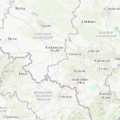 Map showing location of Dziergowice (50.242480, 18.286060)