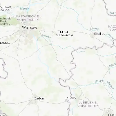 Map showing location of Garwolin (51.897470, 21.614660)