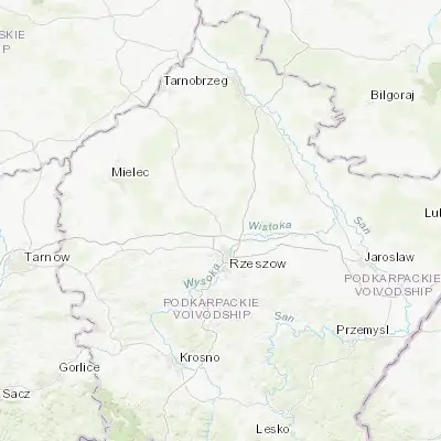 Map showing location of Głogów Małopolski (50.151220, 21.962870)