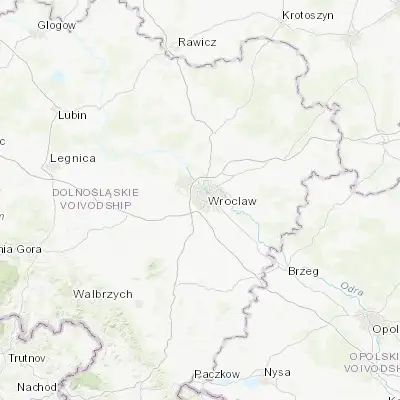 Map showing location of Grabiszynek (51.087030, 16.986290)