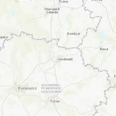 Map showing location of Grudziądz (53.484110, 18.753660)