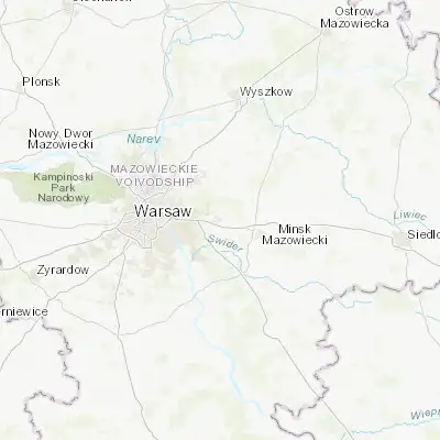 Map showing location of Halinów (52.228800, 21.355100)