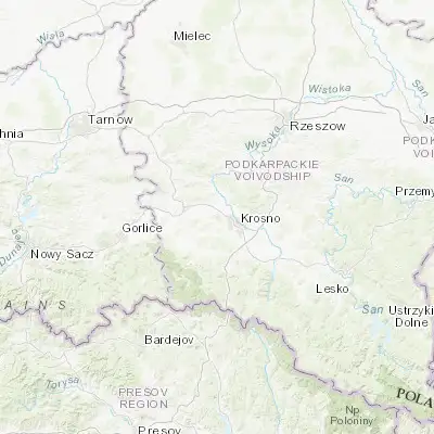 Map showing location of Jedlicze (49.717490, 21.648860)