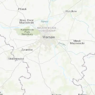 Map showing location of Józefosław (52.100500, 21.046290)