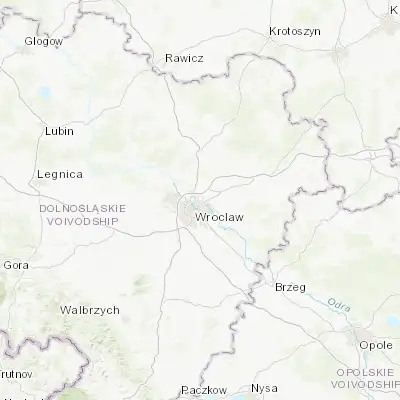 Map showing location of Karłowice (51.141320, 17.052120)
