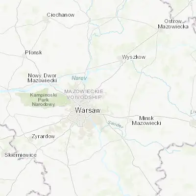 Map showing location of Kobyłka (52.339530, 21.195890)