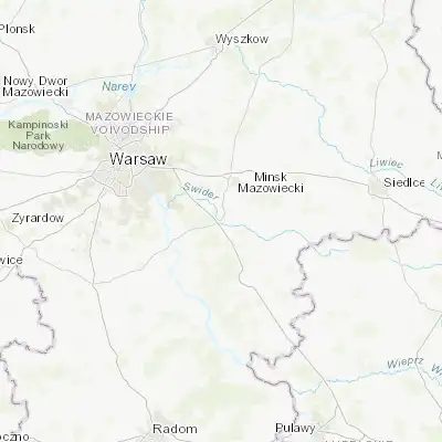 Map showing location of Kołbiel (52.064310, 21.481530)