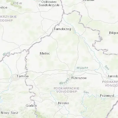 Map showing location of Kolbuszowa (50.244100, 21.776100)