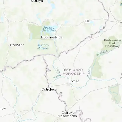 Map showing location of Kolno (53.411480, 21.929050)