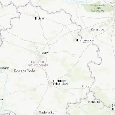 Map showing location of Koluszki (51.738720, 19.819940)