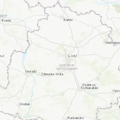 Map showing location of Konstantynów Łódzki (51.747760, 19.325640)