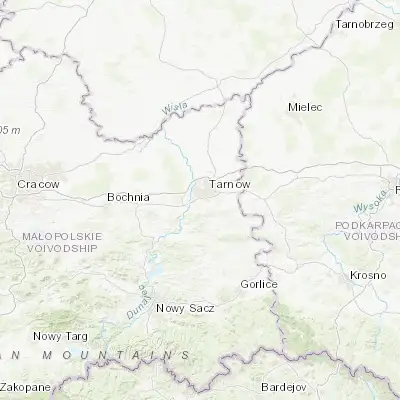 Map showing location of Koszyce Wielkie (49.980760, 20.945520)