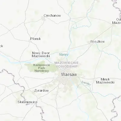 Map showing location of Legionowo (52.401490, 20.926640)