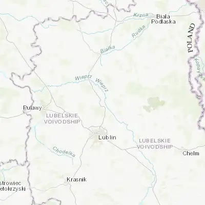 Map showing location of Lubartów (51.460260, 22.609520)