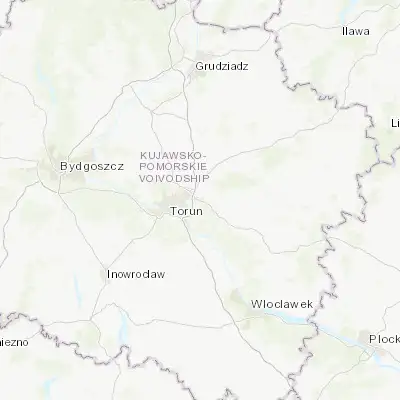 Map showing location of Lubicz Górny (53.026860, 18.771000)