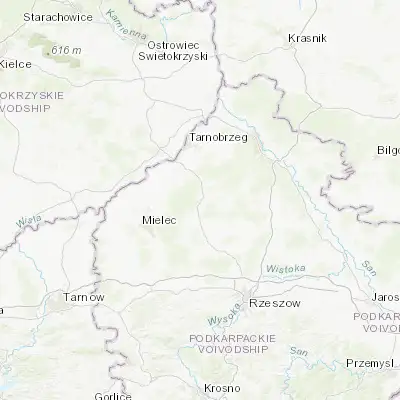 Map showing location of Majdan Królewski (50.379350, 21.746150)