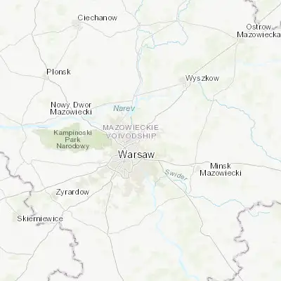 Map showing location of Marki (52.320650, 21.104740)