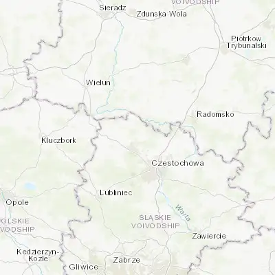 Map showing location of Miedzno (50.969940, 18.981110)