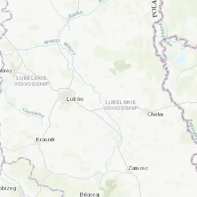 Map showing location of Milejów (51.232260, 22.924430)