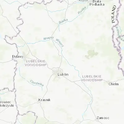Map showing location of Niemce (51.361550, 22.639390)
