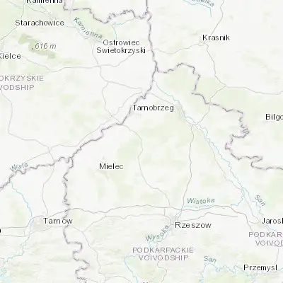 Map showing location of Nowa Dęba (50.429740, 21.750780)