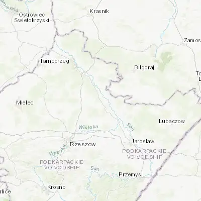 Map showing location of Nowa Sarzyna (50.320860, 22.344560)