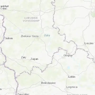 Map showing location of Nowa Sól (51.803330, 15.717020)