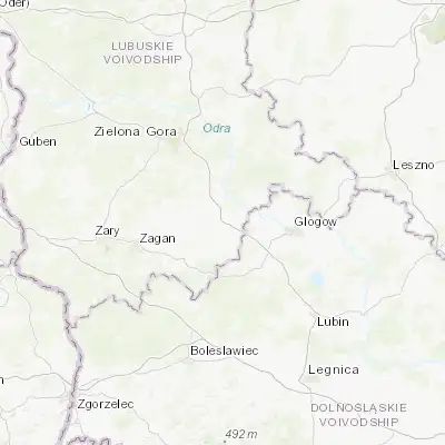 Map showing location of Nowe Miasteczko (51.690970, 15.731740)