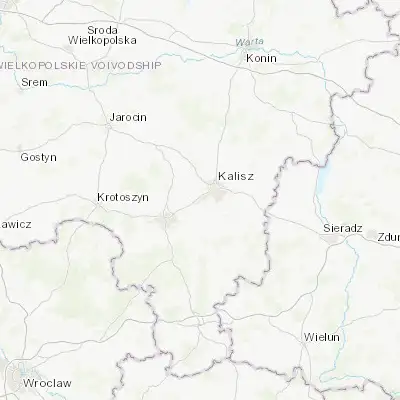 Map showing location of Nowe Skalmierzyce (51.710380, 17.993370)