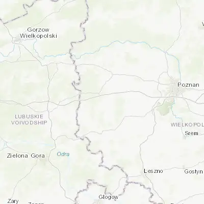 Map showing location of Nowy Tomyśl (52.319500, 16.128440)
