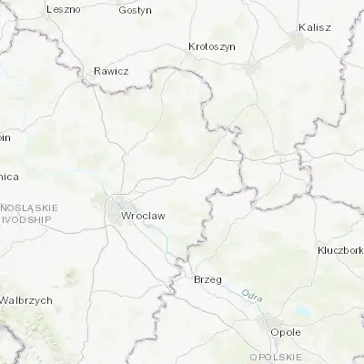 Map showing location of Oleśnica (51.213380, 17.389860)