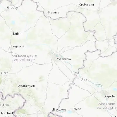 Map showing location of Osiedle Henrykowskie (51.089990, 17.052890)