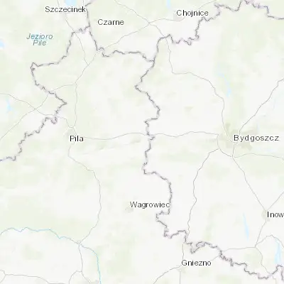 Map showing location of Osiek nad Notecią (53.120300, 17.291020)