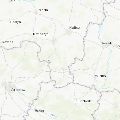 Map showing location of Ostrzeszów (51.426400, 17.933550)