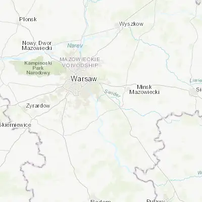 Map showing location of Otwock (52.105770, 21.261290)