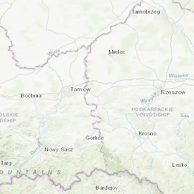 Map showing location of Pilzno (49.978830, 21.292280)